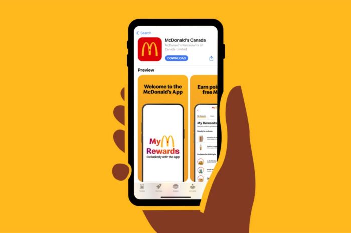 How to use mcdonald's app while traveling