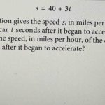 A car travels 284.49 mi in 4.35 hours