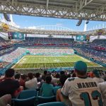 How many miles travel to dolphin stadium to patriots