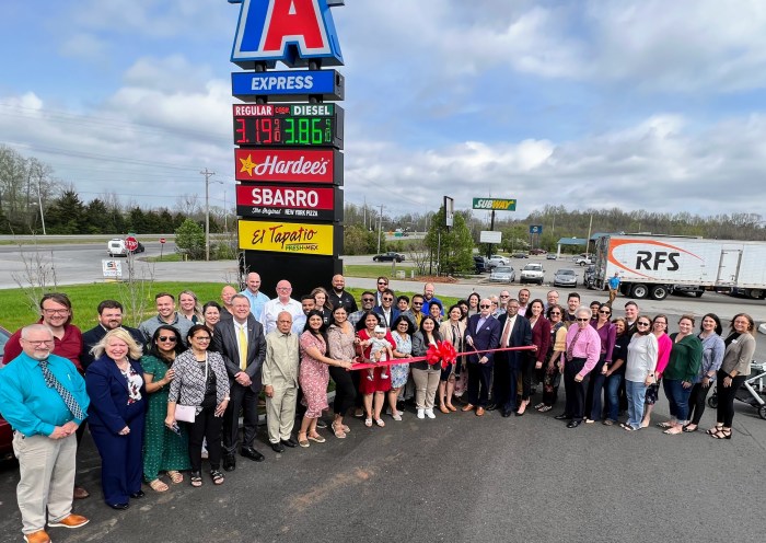 Ta travel center closure corning