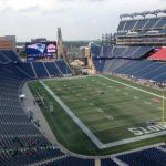 How many miles traveled to jet stadium from patriots stadium