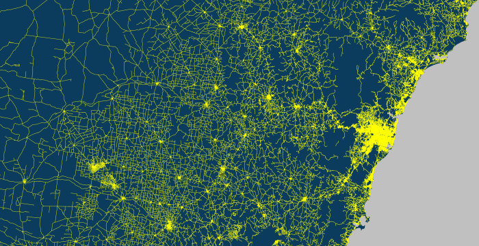 How to find the least traveled roads in my city